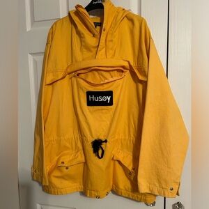Vintage J. Peterman Yellow Parka, Size L.